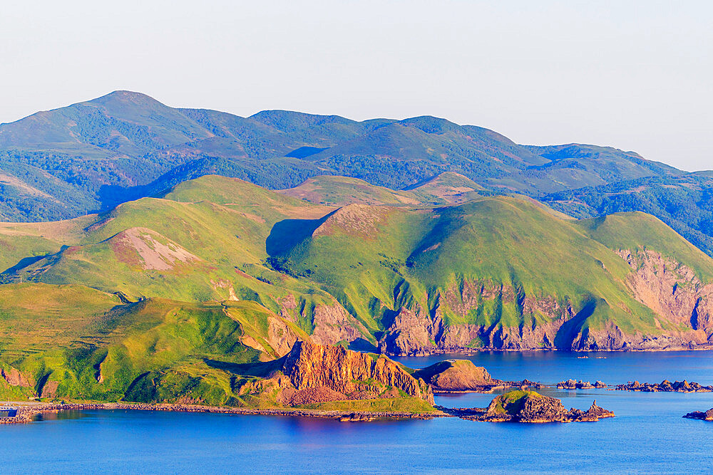 Coastal scenery, Rebun island, Hokkaido, Japan, Asia