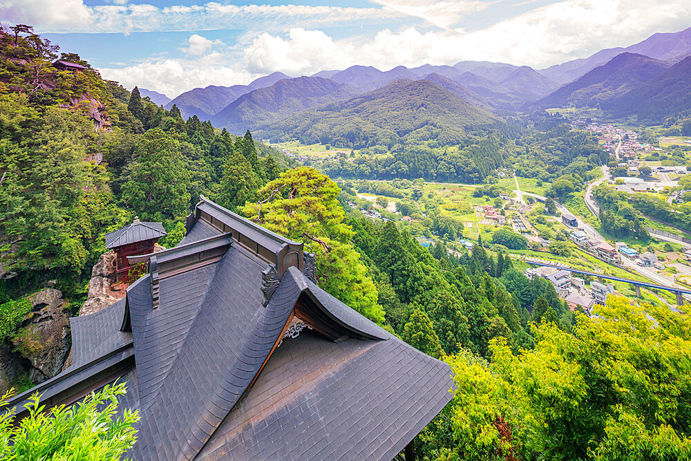 Risshaku-ji Yamadera Temple, Yamagata prefecture, Honshu, Japan, Asia