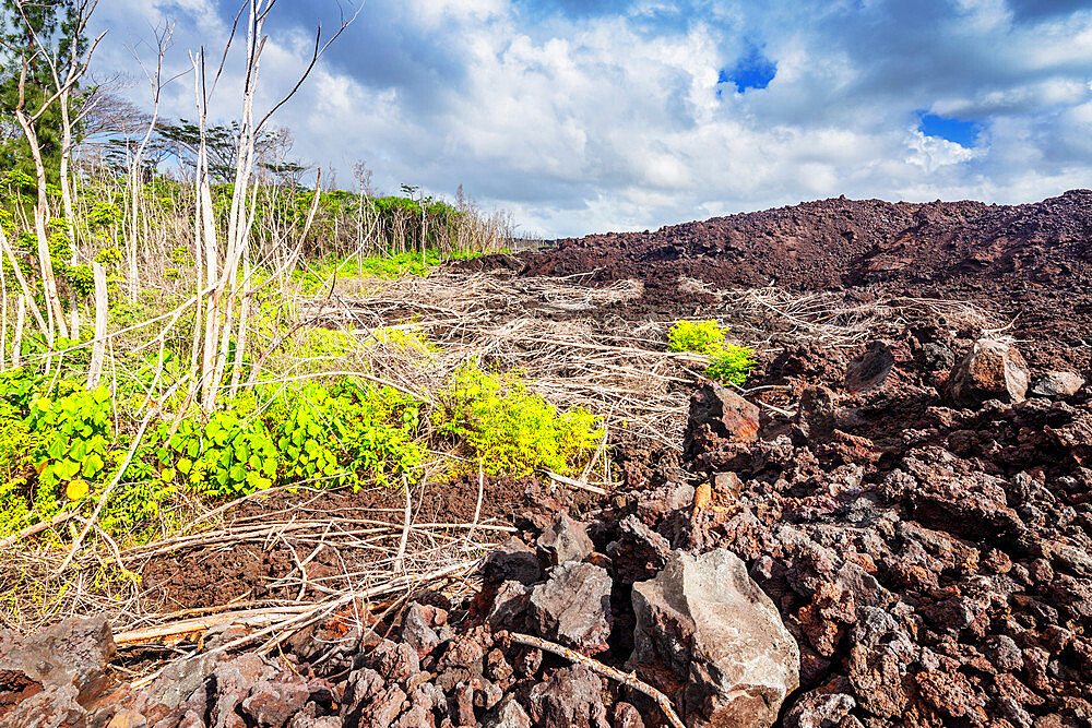 Lava flow, Big Island, Hawaii, United States of America, North America