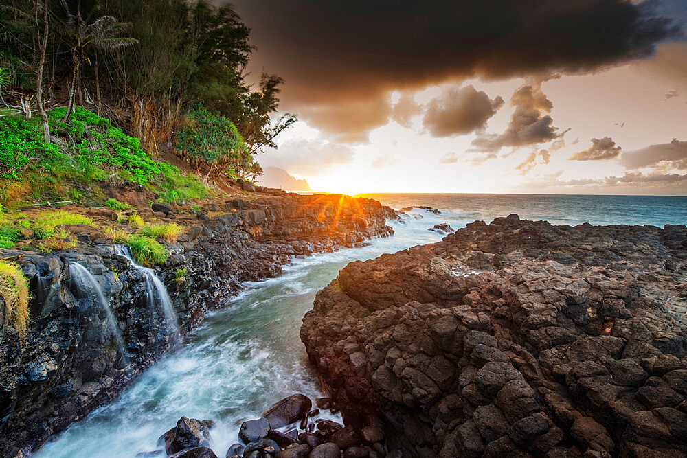 Princeville, Queens Baths, Kauai Island, Hawaii, United States of America, North America