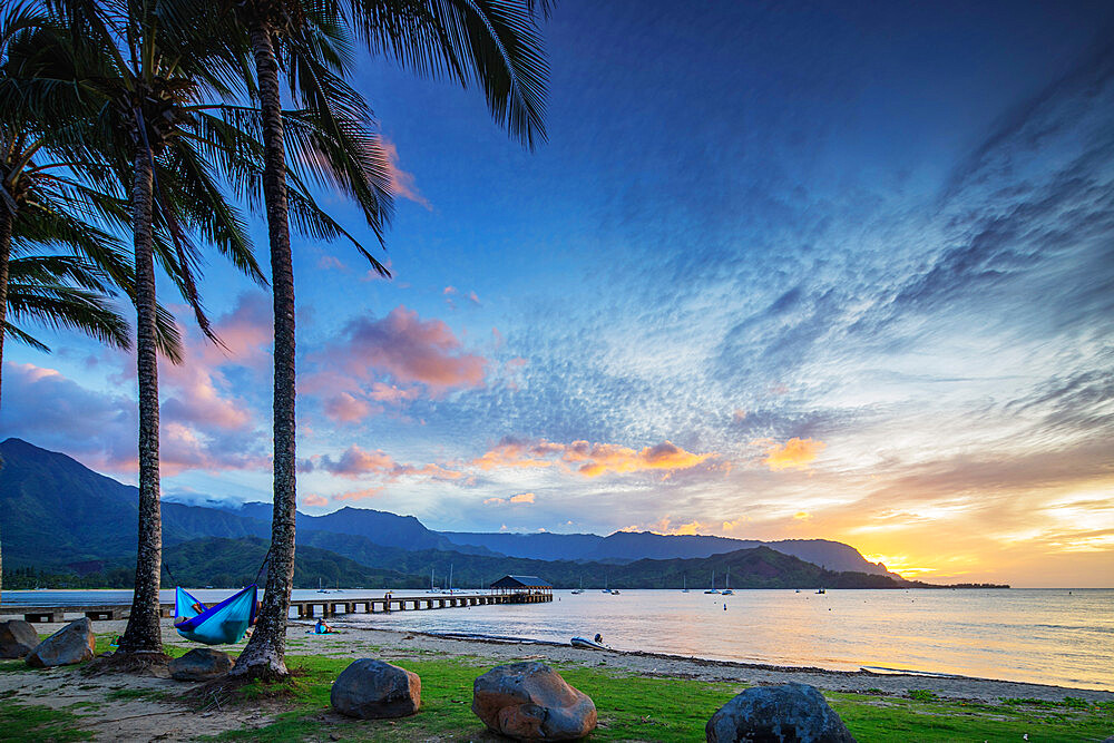 Hanalei Bay, Kauai Island, Hawaii, United States of America, North America