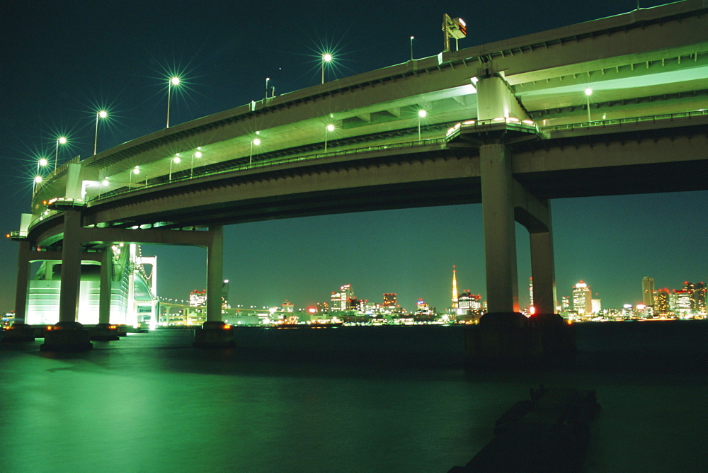 Odaiba, Rainbow Bridge, Tokyo, Japan