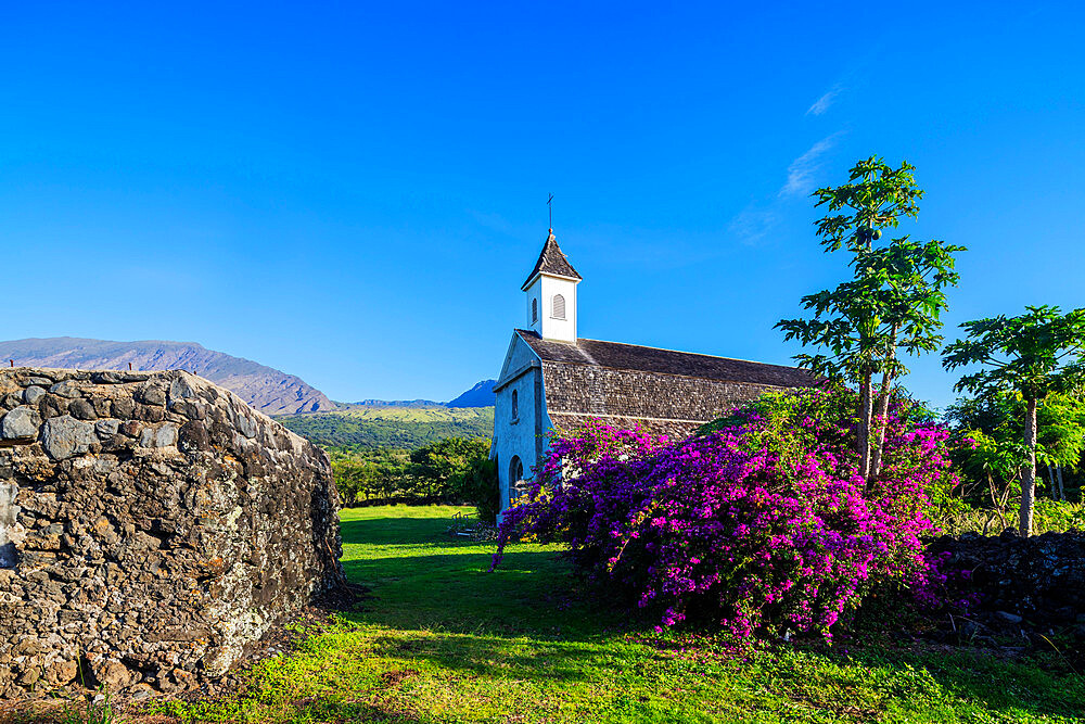 Church on the road to Hana, Maui Island, Hawaii, United States of America, North America