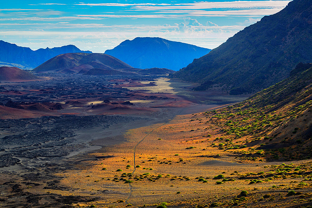 Haleakala National Park, volcanic landscape, Maui Island, Hawaii, United States of America, North America