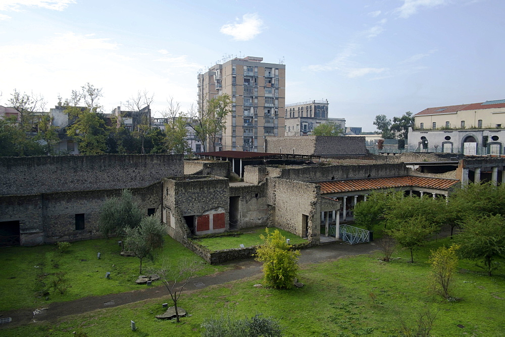 A view of Torre Annunziata a town just outside Naples where the ancient villa of Oplontis was found, Torre Annunziata, Campania, Italy, Europe