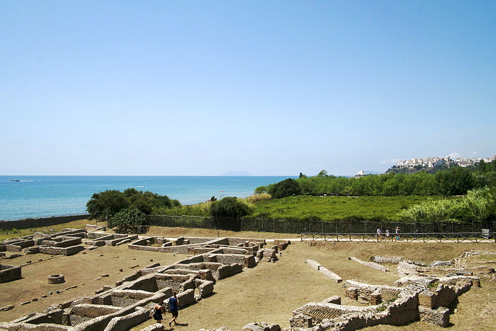 View of the Emperor Tiberius Villa, Sperlonga, Lazio, Italy, Europe