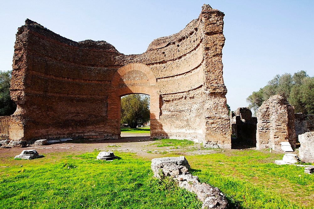 Villa Adriana (Hadrian's Villa) Imperial gate, UNESCO World Heritage Site, Tivoli, Lazio, Italy, Europe