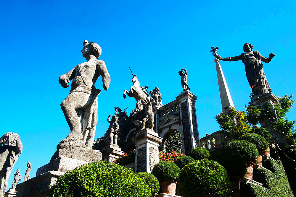 The Maximum theatre, Isola Bella, Borromean Islands, Lago Maggiore, Piedmont, Italian Lakes, Italy, Europe