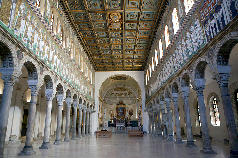 Basilica of Saint Apollinare, UNESCO World Heritage Site, Ravenna, Emilia-Romagna, Italy, Europe