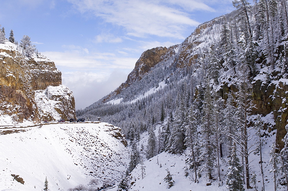 Golden Gate Canyon, Yellowstone National Park, UNESCO World Heritage Site, Wyoming, United States of America, North America