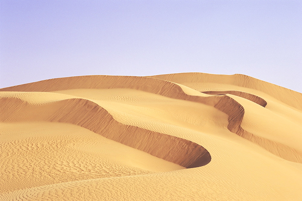 Sand dunes, Erg Murzuq, Fezzan, Sahara Desert, Libya, North Africa, Africa