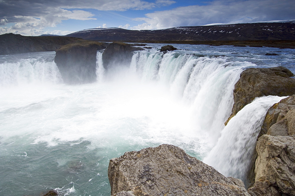 Godafoss waterfalls, Iceland, Polar Regions