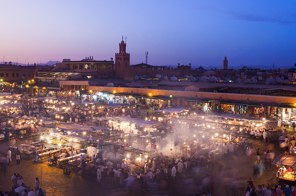 Djemaa el Fna Square, UNESCO World Heritage Site, Marrakech, Morocco, North Africa, Africa