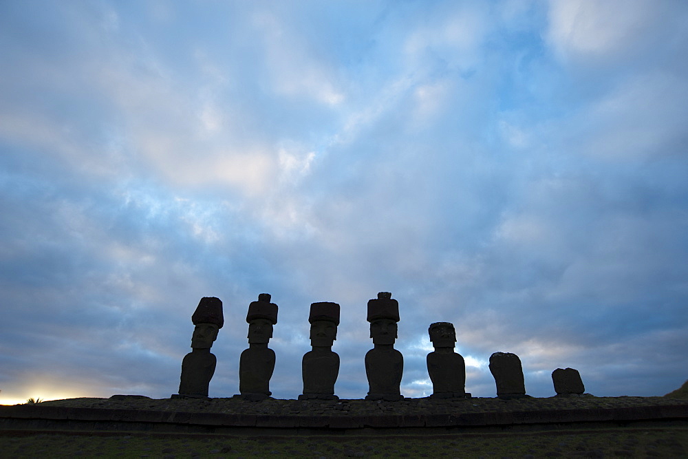 Anakena, Rapa Nui (Easter Island), UNESCO World Heritage Site, Chile, South America