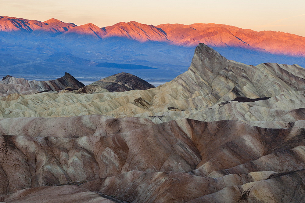 Zabriskie Point, Death Valley National Park, California, United States of America, North America