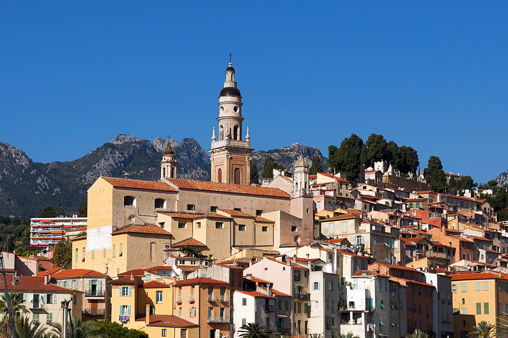 Menton, Provence-Alpes-Cote d'Azur, French Riviera, France, Mediterranean, Europe 