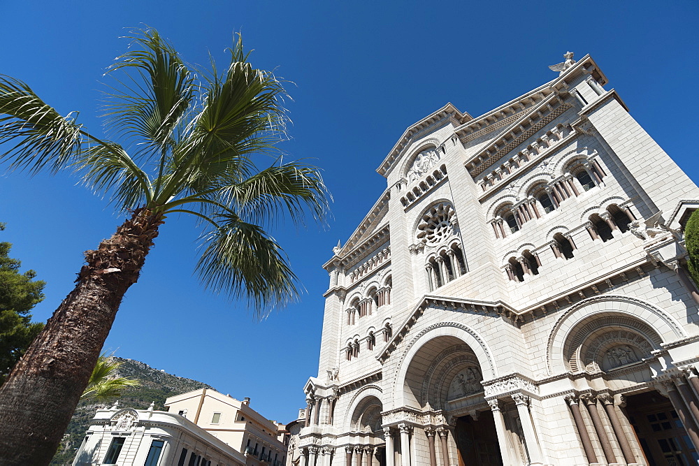 Monaco Cathedral, Principality of Monaco, Cote d'Azur, Europe 