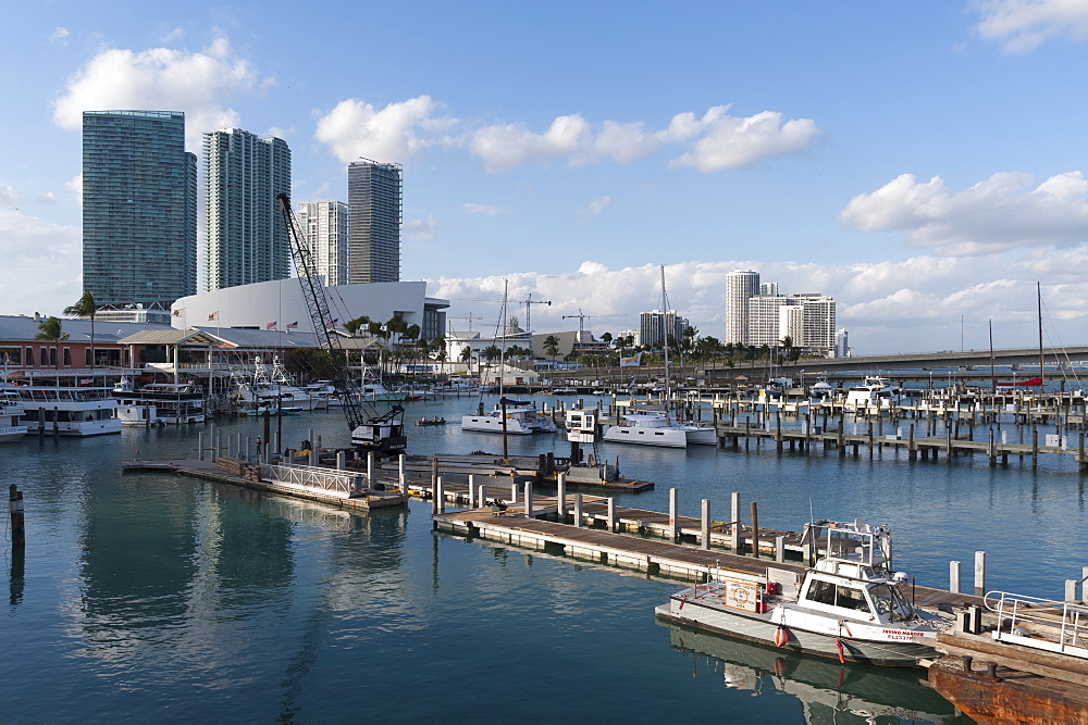 Bayside Marina, Downtown, Miami, Florida, United States of America, North America