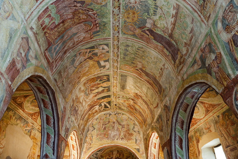 Holy Trinity Church, an historical building in Hrastovlje, Slovenia, Europe