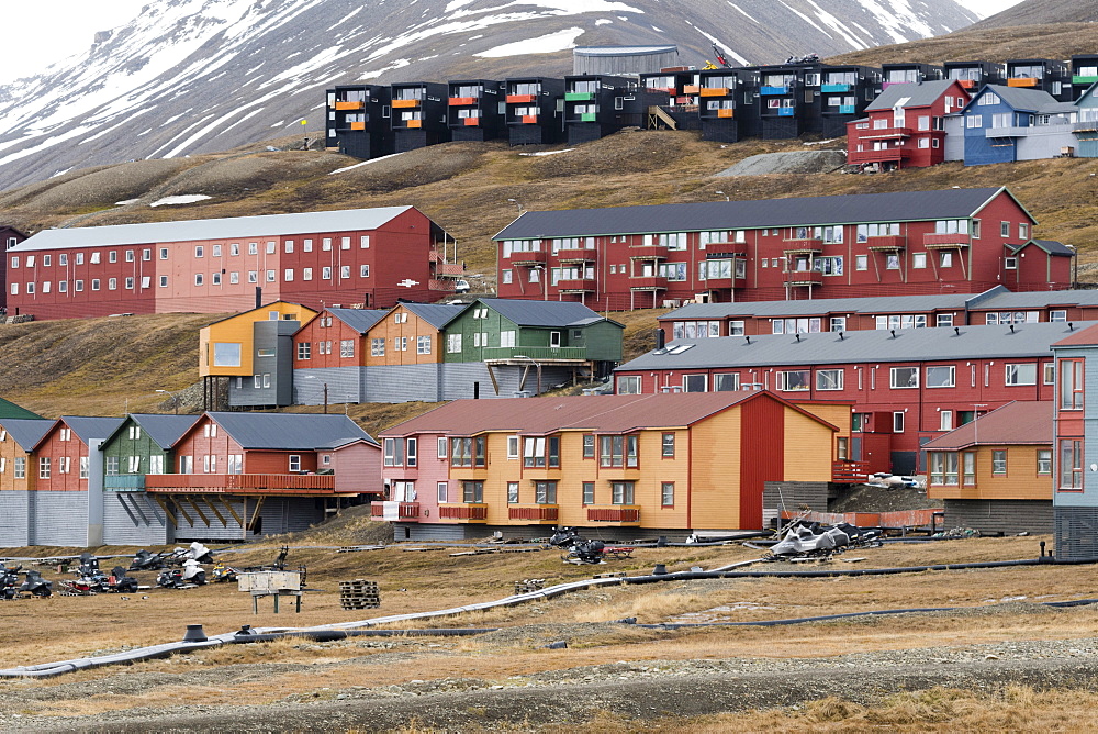 Longyearbyen, Spitsbergen, Svalbard Islands, Arctic, Norway, Europe