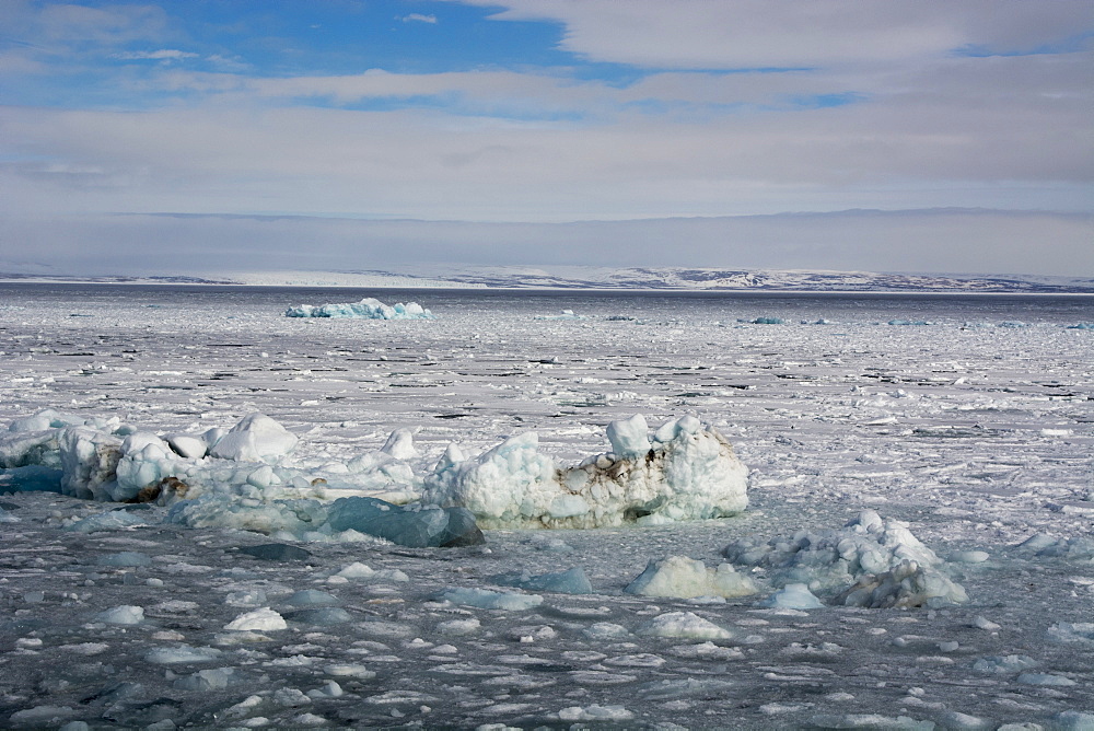 Wahlenberg fjord, Nordaustlandet, Svalbard Islands, Arctic, Norway, Europe