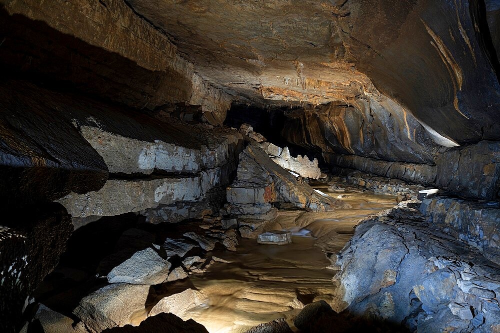 Krizna Jama cave, Grahovo, Slovenia, Europe