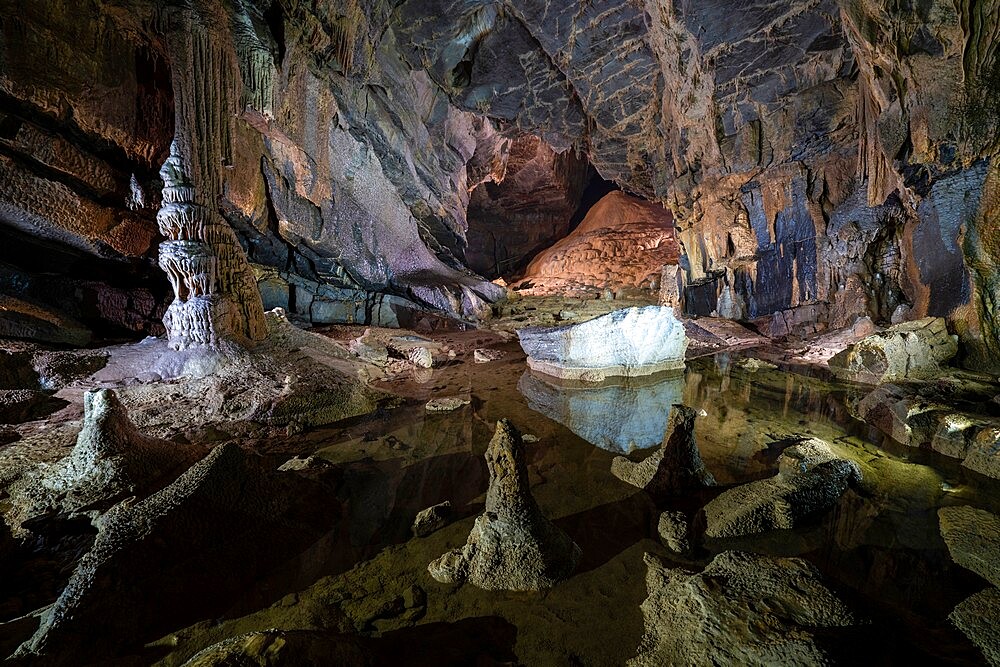 Krizna Jama Cave, Cross Cave, Grahovo, Slovenia, Europe