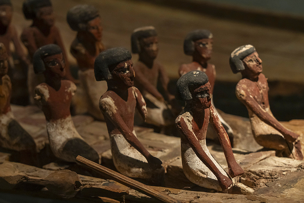 Model boat, 11th Dynasty, Luxor Museum, Luxor, Egypt, North Africa, Africa