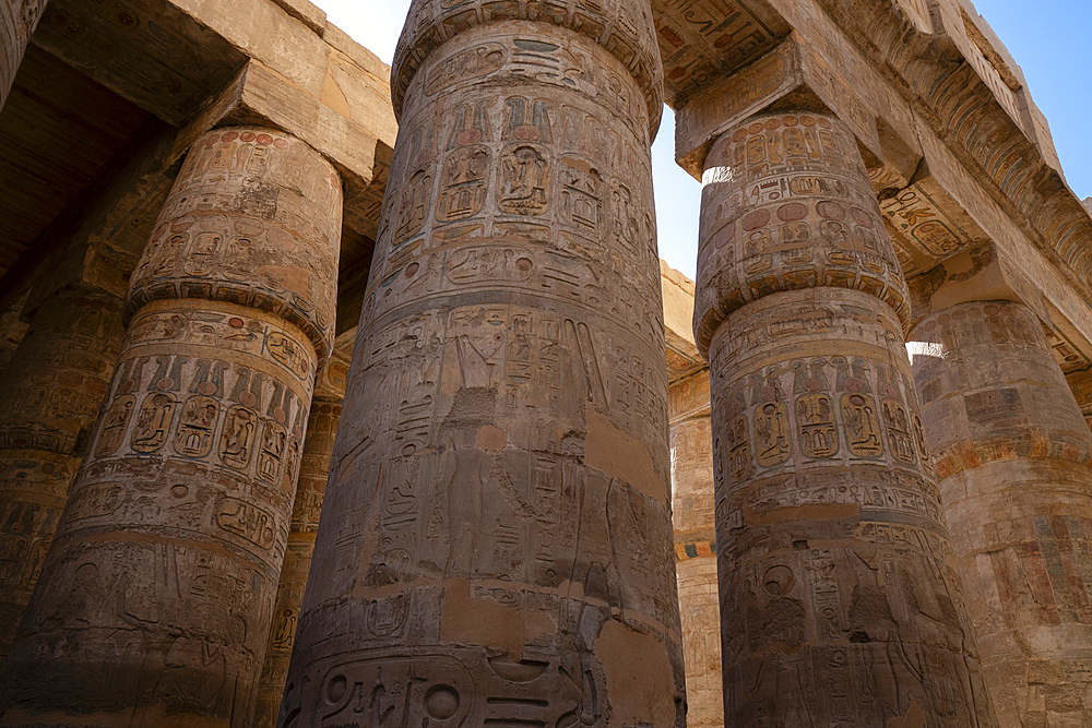 Temple of Amun, Temple complex of Karnak, UNESCO World Heritage Site, Thebes, Egypt, North Africa, Africa