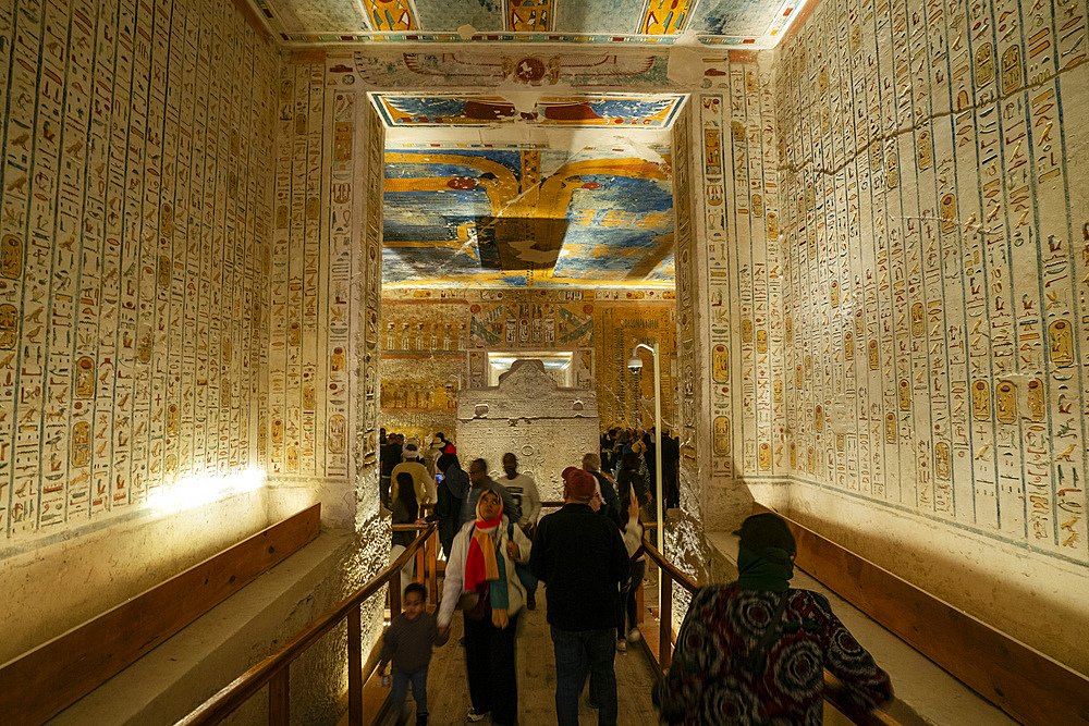 Ramses IV tomb, Valley of the Kings, Luxor, Egypt.