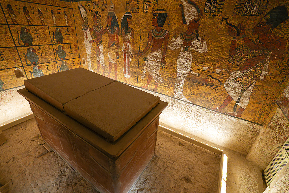 Tomb of Tutankhamun (King Tut), Valley of the Kings, UNESCO World Heritage Site, Thebes, Luxor, Egypt, North Africa, Africa