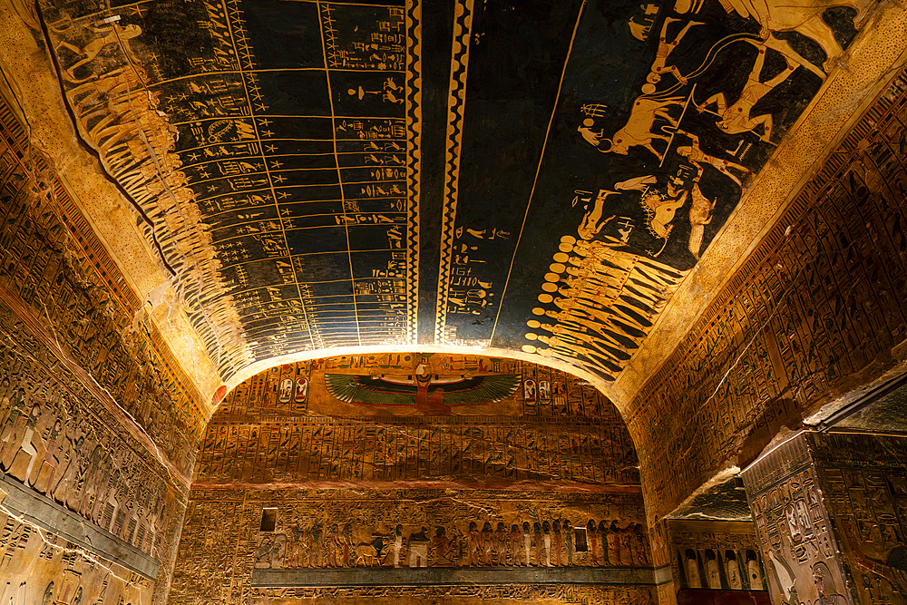 Tomb of Seti I, Valley of the Kings, UNESCO World Heritage Site, Thebes, Luxor, Egypt, North Africa, Africa