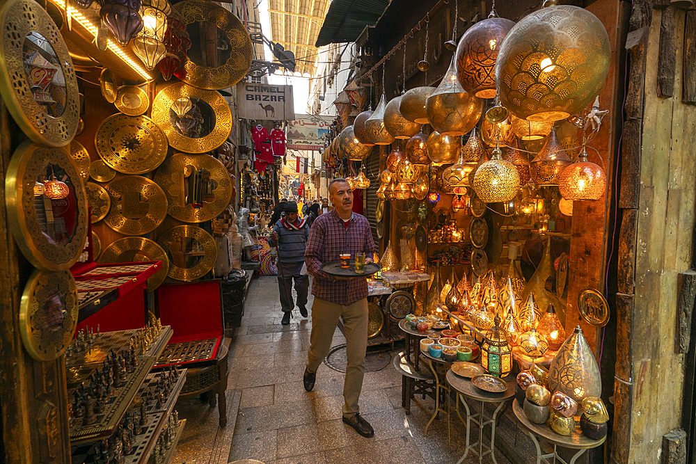 Khan Al-Khalili market, Cairo, Egypt, North Africa, Africa