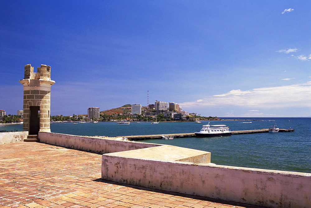 San Carlos Borromeo castle, Pampatar, Isla Margarita, Venezuela, South America