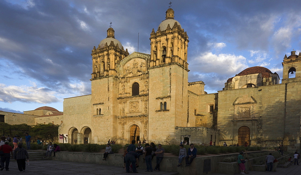 Sunset at Santa Domingo, Oaxaca, Mexico, North America