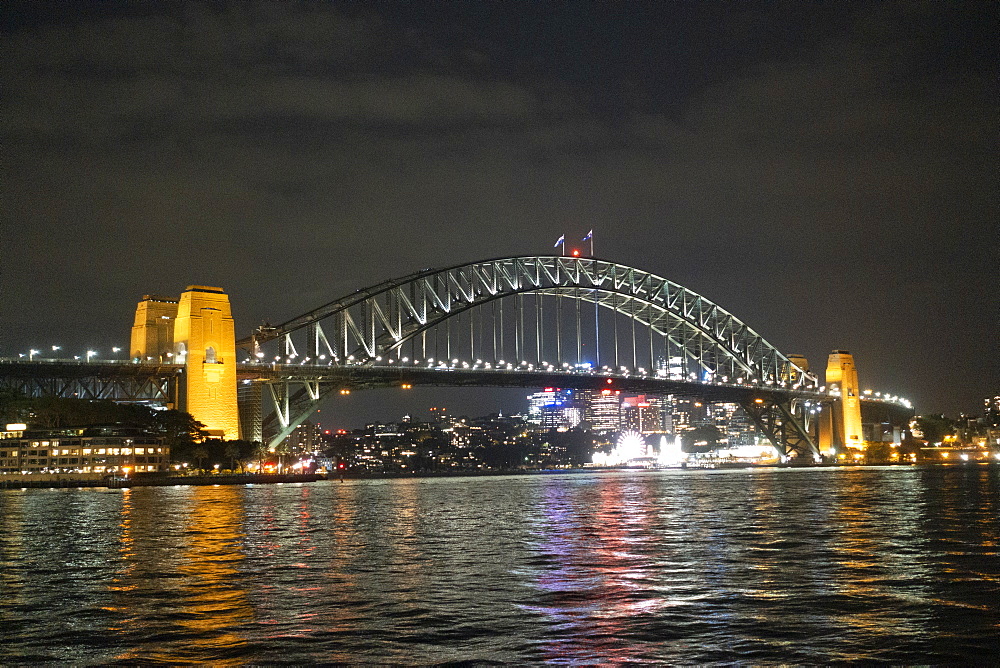 Sydney Harbour at night, Sydney, New South Wales, Australia, Pacific