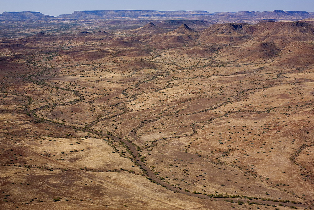 Aerial, Damaraland, Namibia, Africa