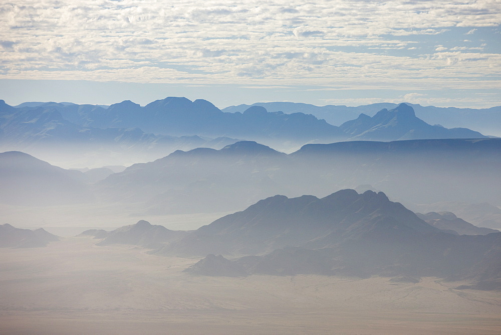 Aerial photo, Sossusvlei, Namib Naukluft National Park, Namibia, Africa