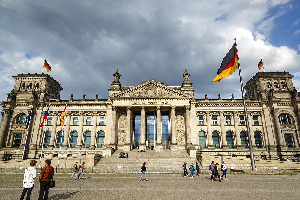 The Reichstag, German Parliament building, Mitte, Berlin, Germany, Europe