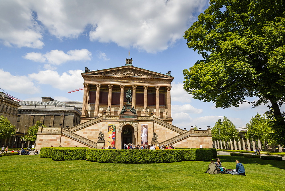 Alte Nationalgalerie (Old National Gallery) at the Museumsinsel (Museum Island), Mitte, Berlin, Germany, Europe