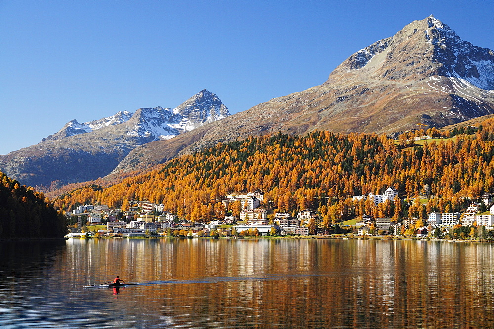 St. Moritzer See, St. Moritz, Switzerland, Europe