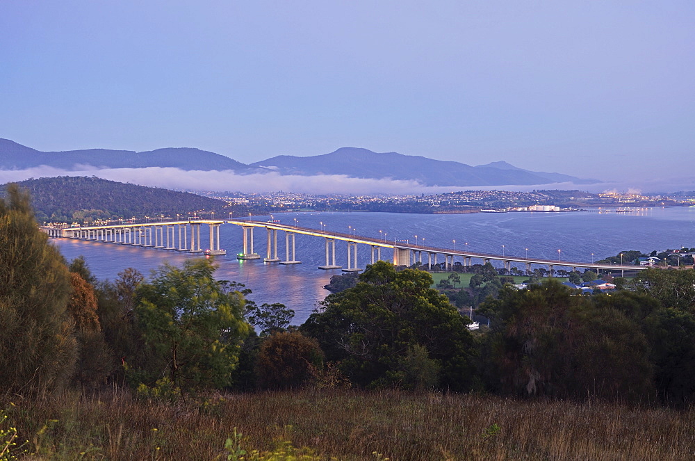 Tasman Bridge, River Derwent, Hobart, Tasmania, Australia, Pacific