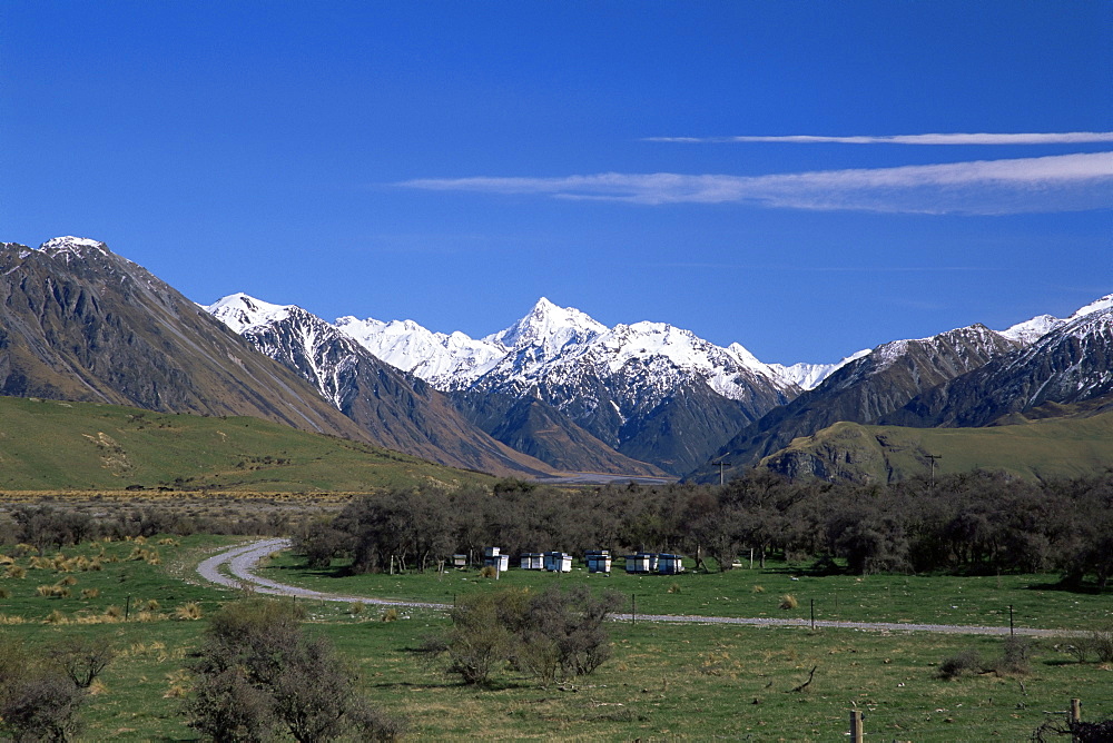 Two Thumbs Range, Rangitata Valley, South Island, New Zealand, Pacific