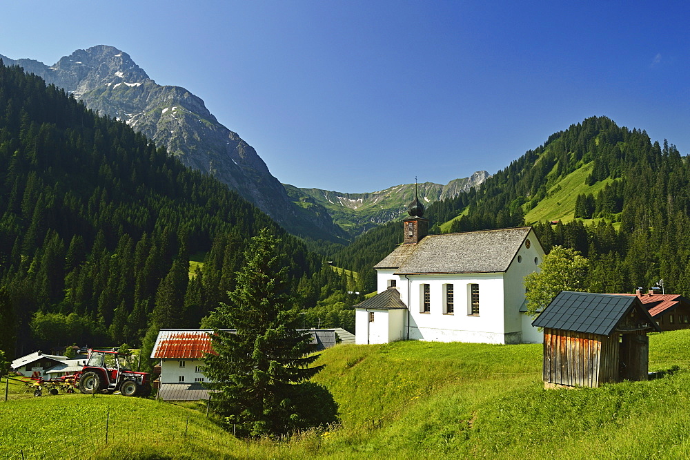 Baad, Kleines Walsertal, Austria, Europe