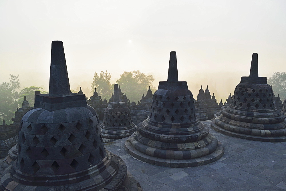 Borobodur, UNESCO World Heritage Site, Kedu Plain, Java, Indonesia, Southeast Asia, Asia