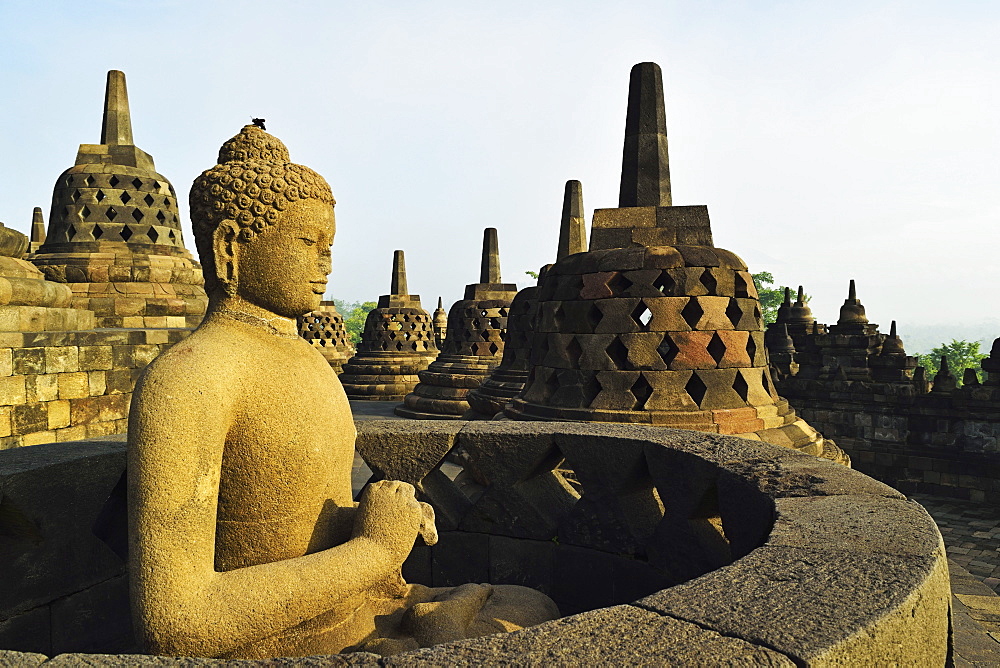 Borobodur, UNESCO World Heritage Site, Kedu Plain, Java, Indonesia, Southeast Asia, Asia