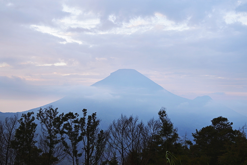 Mount Sindoro, Dieng Plateau, Java, Indonesia, Southeast Asia, Asia