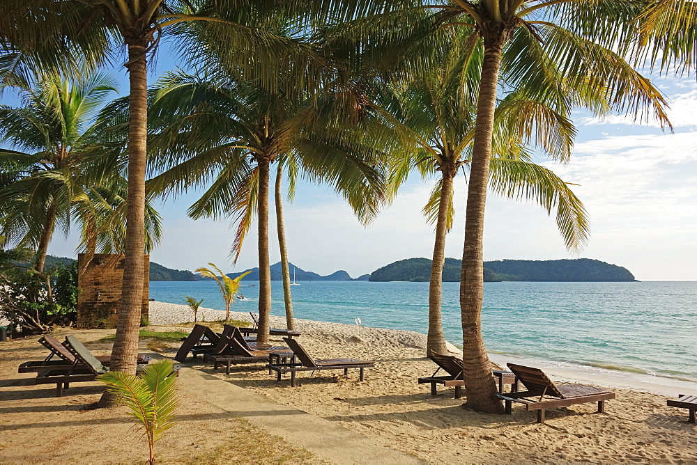 Pantai Cenang beach, Pulau Langkawi (Langkawi Island), Malaysia, Southeast Asia, Asia