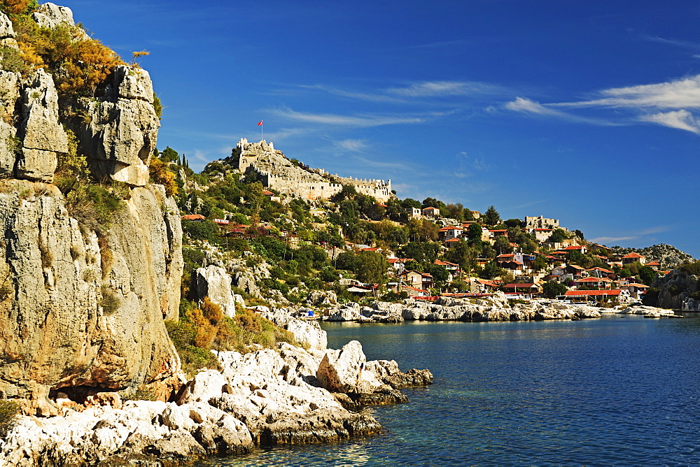 Kekova coastal region, near Demre, Mediterranean Sea, Antalya Province, Anatolia, Turkey, Asia Minor, Eurasia