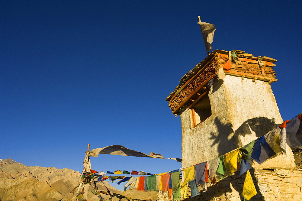 Lamayuru gompa (monastery), Lamayuru, Ladakh, Indian Himalayas, India, Asia